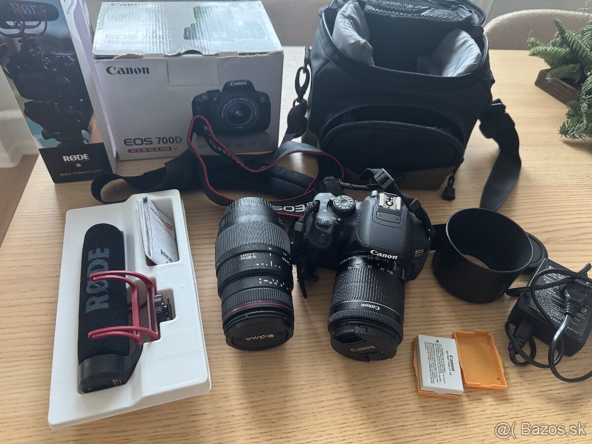 Canon eos 700D + 2 objektívy - 7