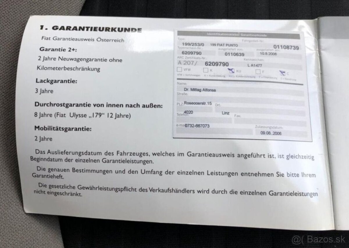 Fiat Punto 1.4 benzín manuál 57 kw - 7