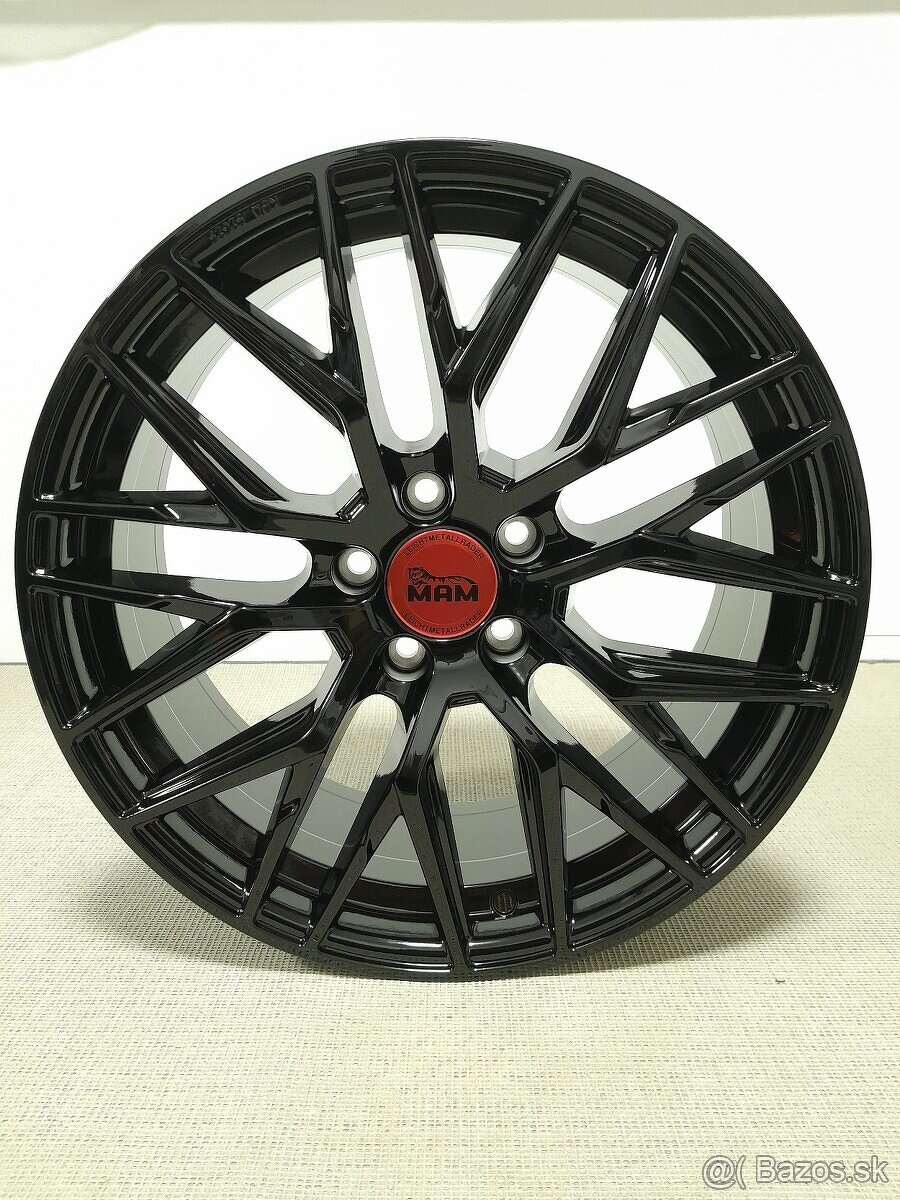 Alu disky R18 5x112 ET45 8J MAM RS4 BP Seat Audi Vw Škoda - 7