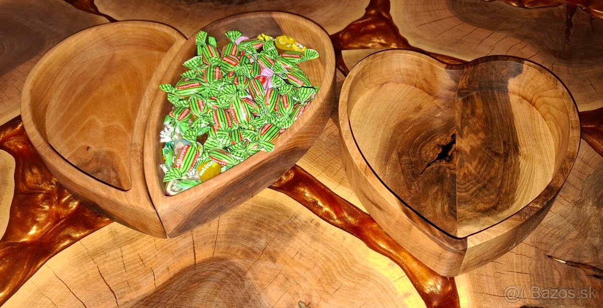 Srdce z čerešnového dreva 250824 - 7