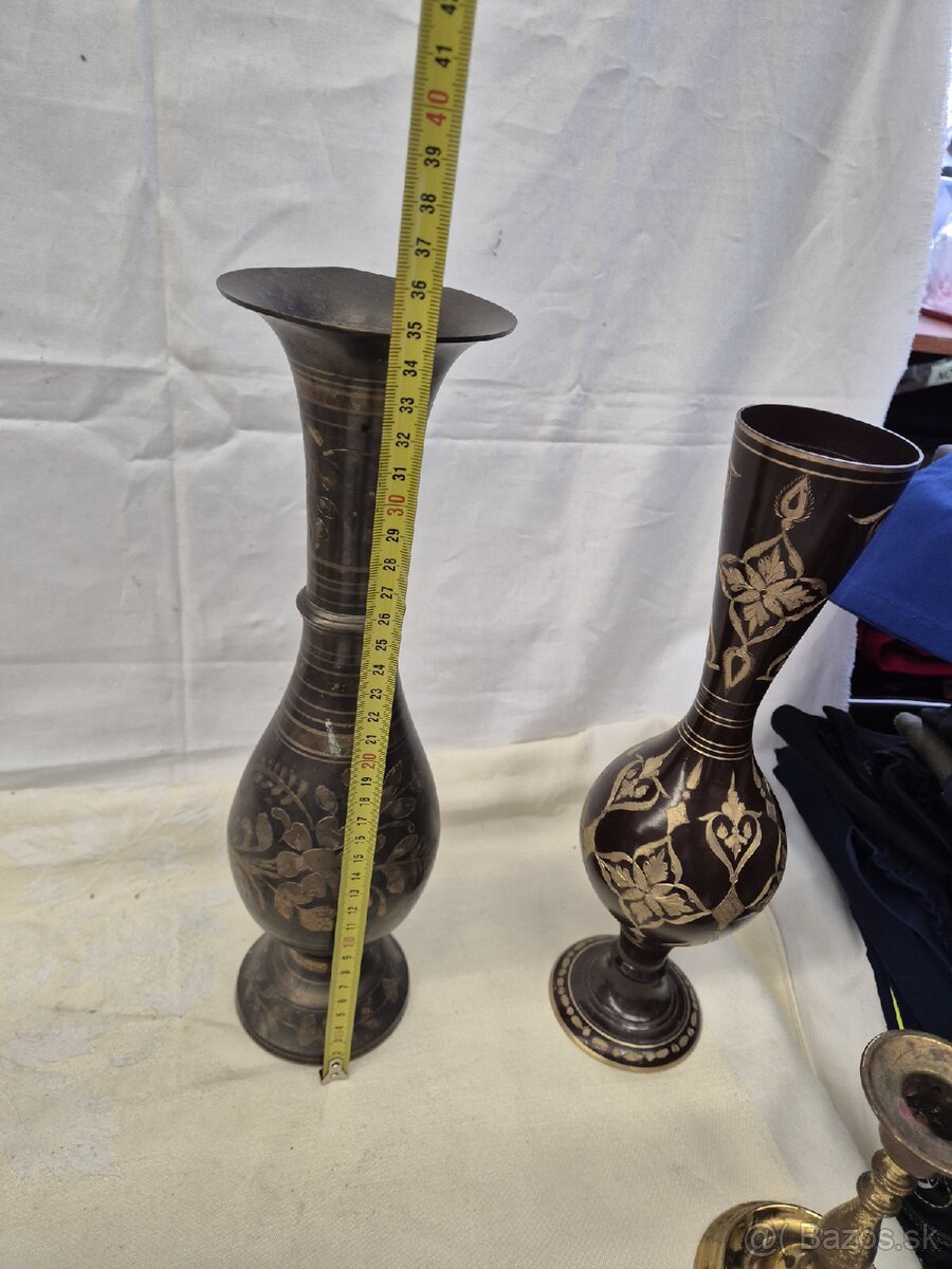 Predam mosadzne vazy a svietniky - 7