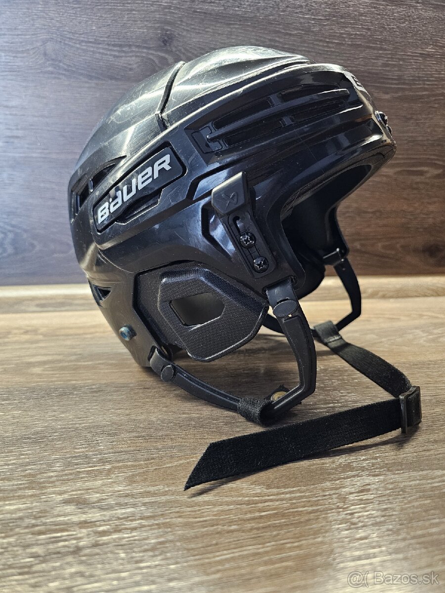 Hokejová helma BAUER, IMS 5.0, čierna, veľkosť M (s mriežkou - 7