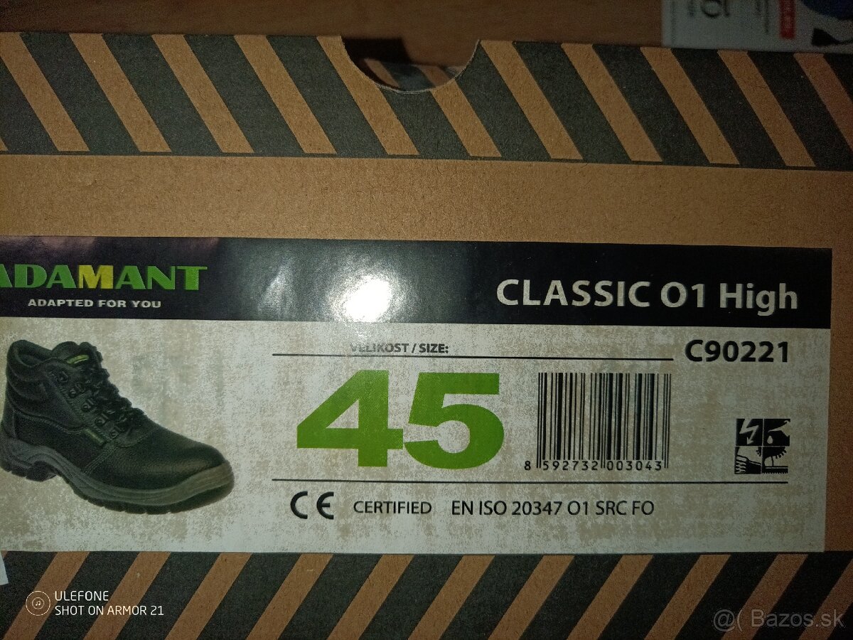 Pracovná obuv ADM CLASSIC O1 High veľ.45, 46 - 7