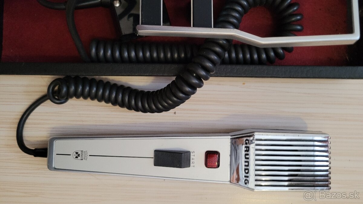 Predám historický kufríkový diktafón GRUNDIG - stenorette SL - 7