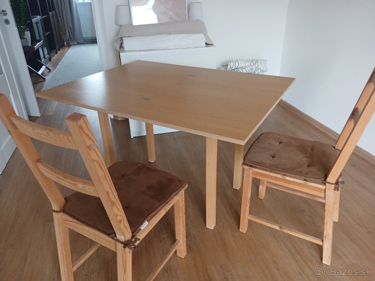 2 drevené stoličky Ivar Ikea - 7