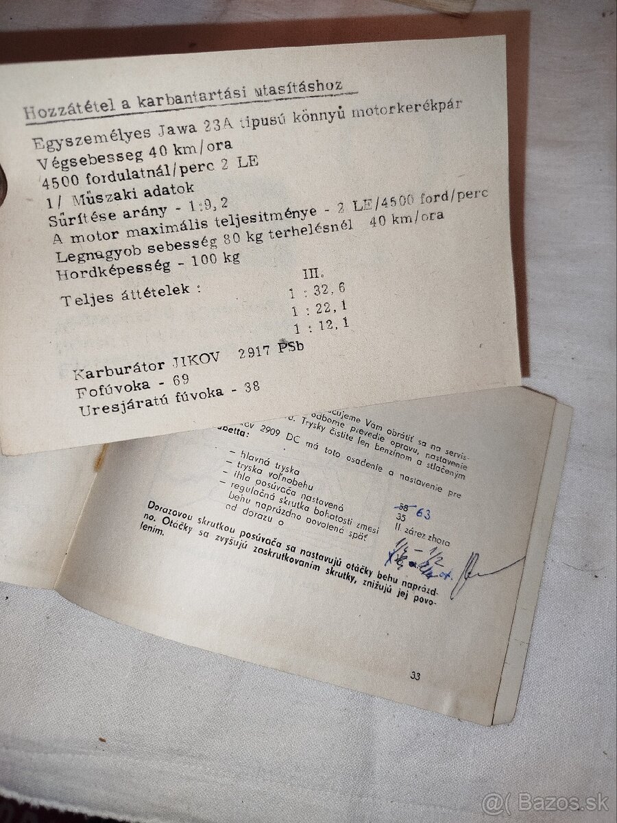 Vzacne Moped - navody na obsluhu - 7