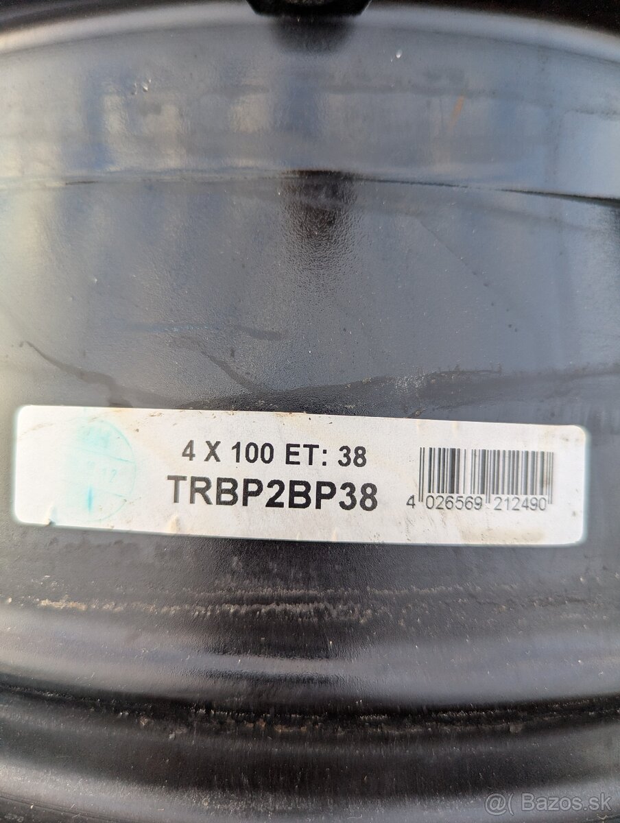 DEZENT RB Dark R16 4x100 7J ET38 - 7