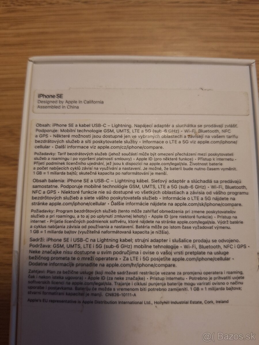 Iphone SE 2022 vo výbornom stave. - 7