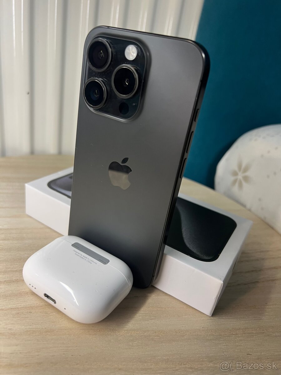 📱 iPhone 15 Pro 100% 128 GB – Black Titanium - 7