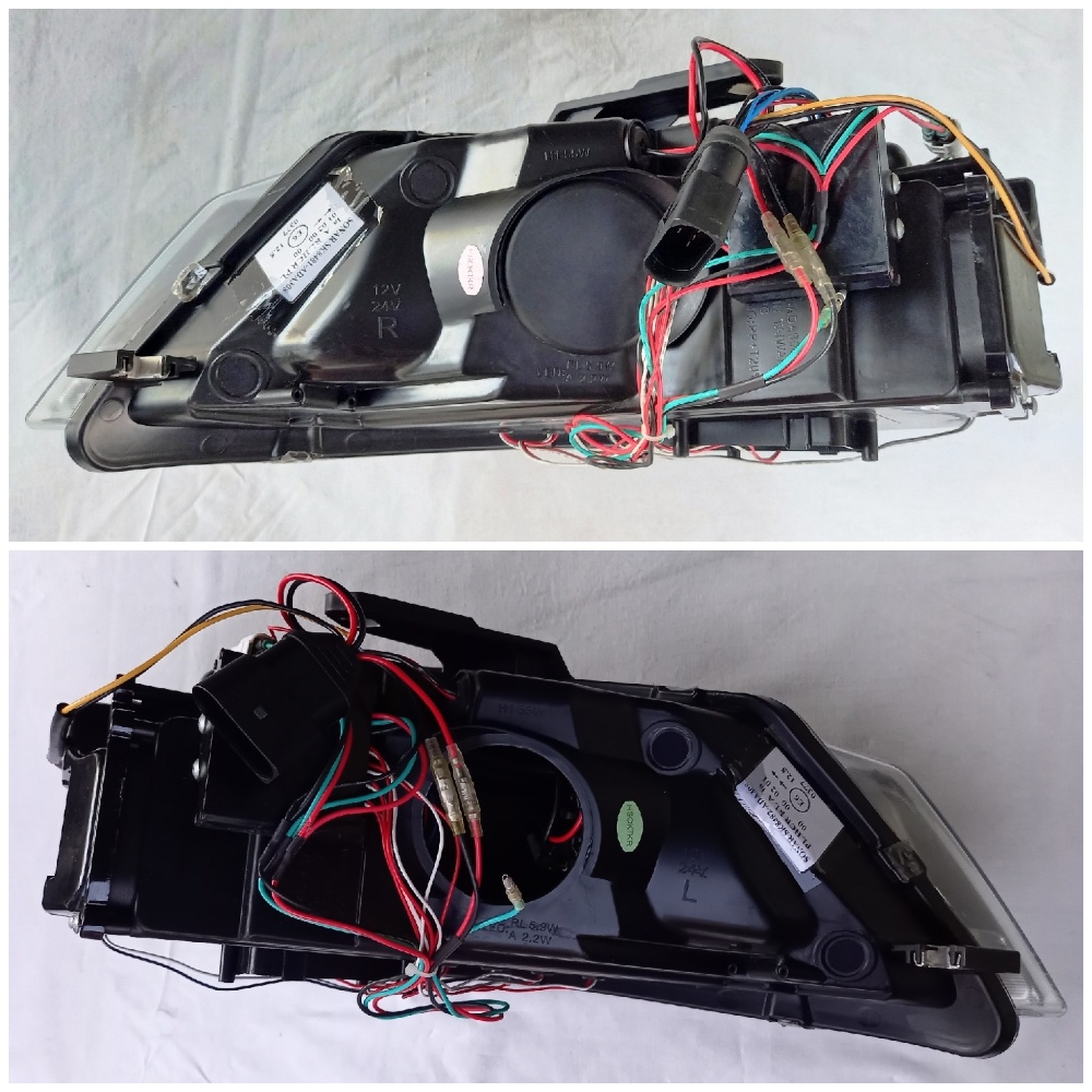 AUDI A3 8P 2003-2008 Led Tube Black Reflektory Predné Svetlá - 7