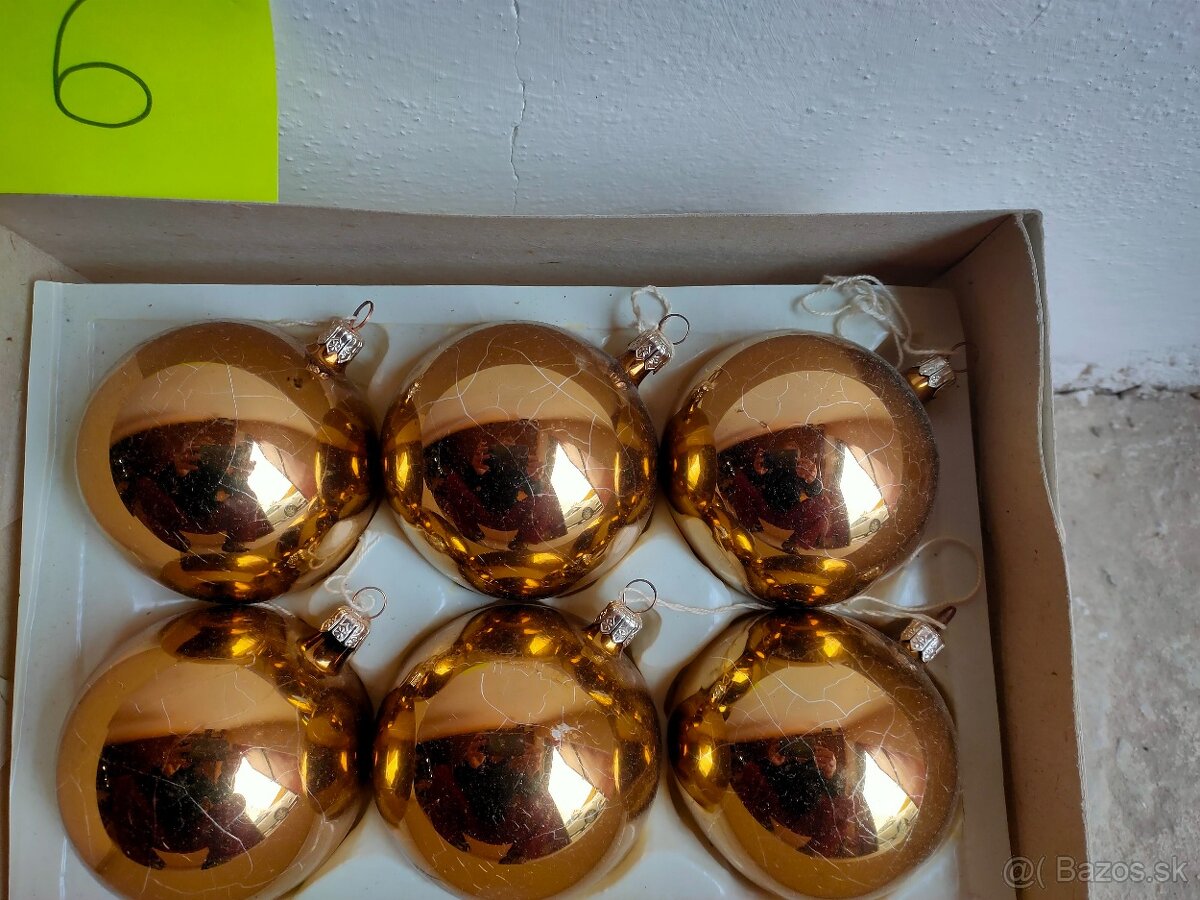 Retro vianočné ozdoby II a retro svetielka - 7