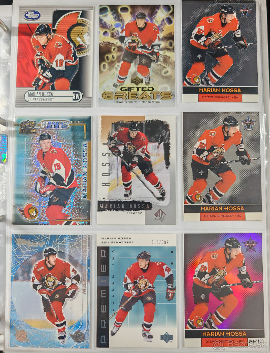 Predám hokejové kartičky Marián Hossa 2 - 7