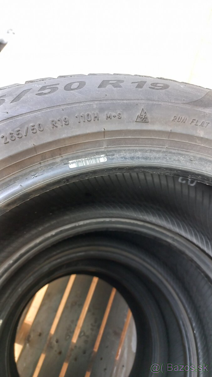 265/50 R19 zimné pneumatiky Run Flat - 7