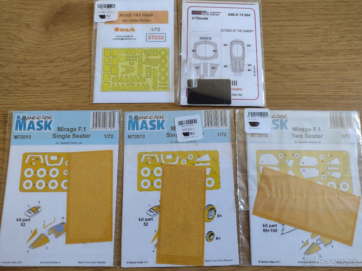 Plastikové modely 1:72 Masky - 7