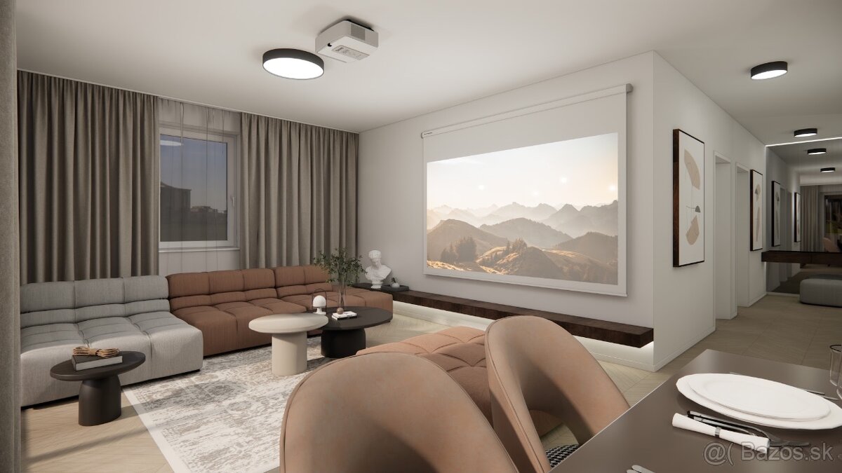 Elegantný 3-izbový byt 70,73m² s terasou alebo loggiou-ILAVA - 7