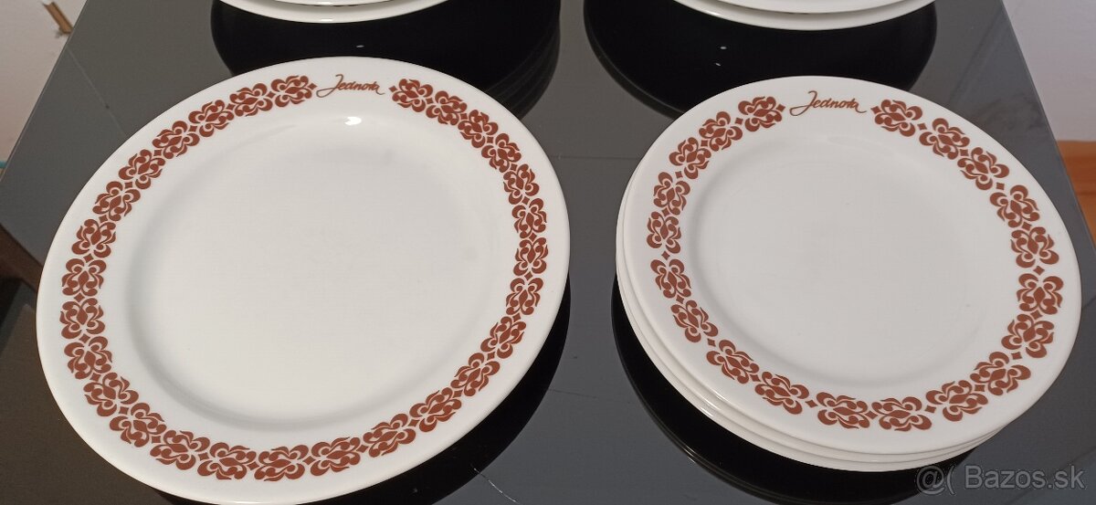 Retro reštauračné taniere Jednota - 7