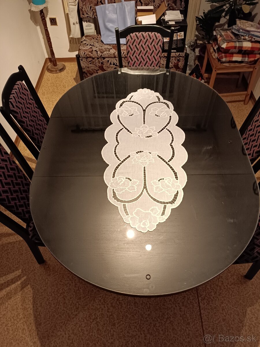 Jedálenský stôl š/d/v 100/140/76 cm - 7