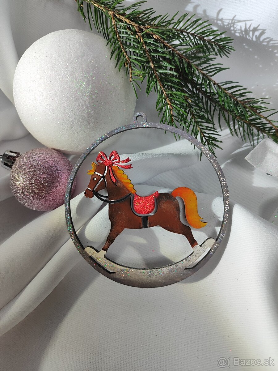 Vianočné ručne maľované ozdoby - 7