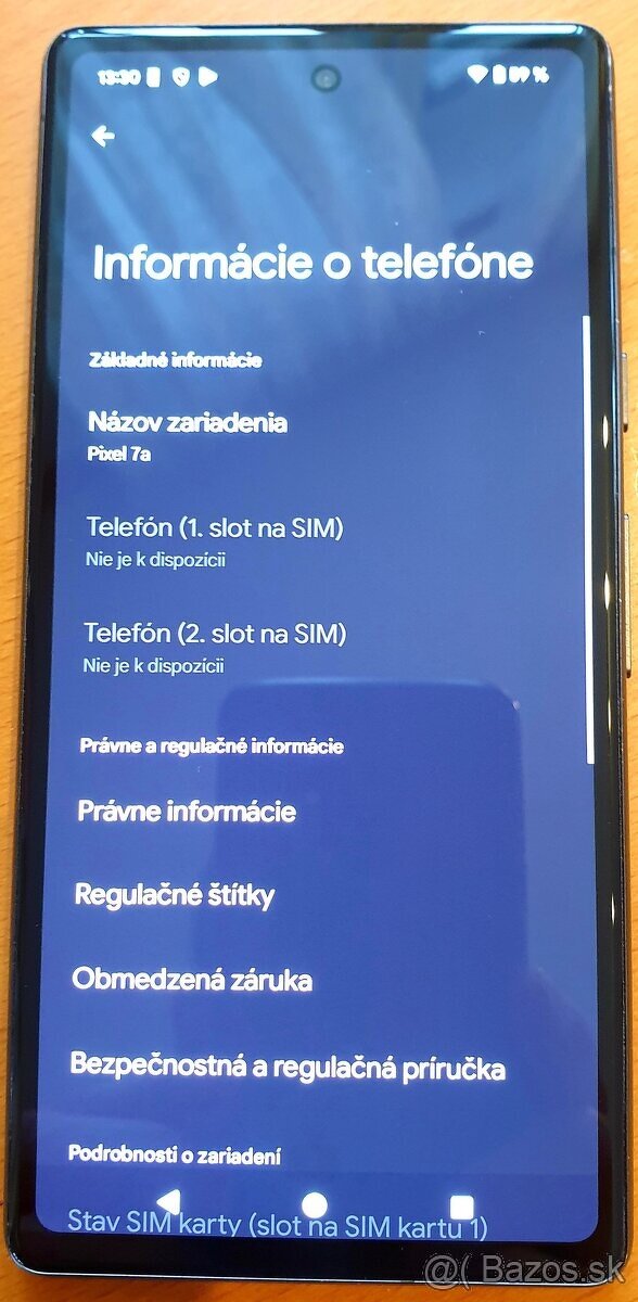 Google Pixel 7a 128 GB – Charcoal – Android 16 TOP stav - 7