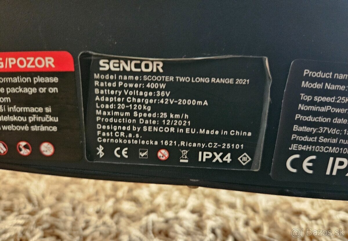 Elektrická kolobežka - Sencor Scooter Two Long Range - 7