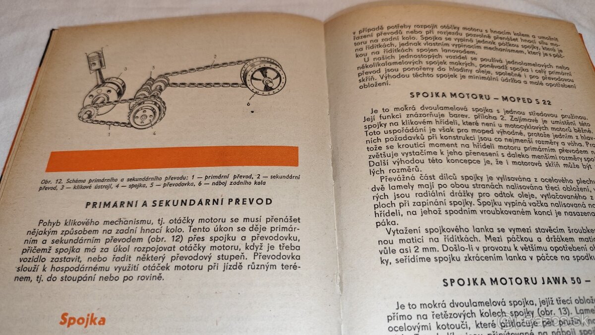 Učebnice řidiče mopedu a malého motocyklu – veteránská kniha - 7