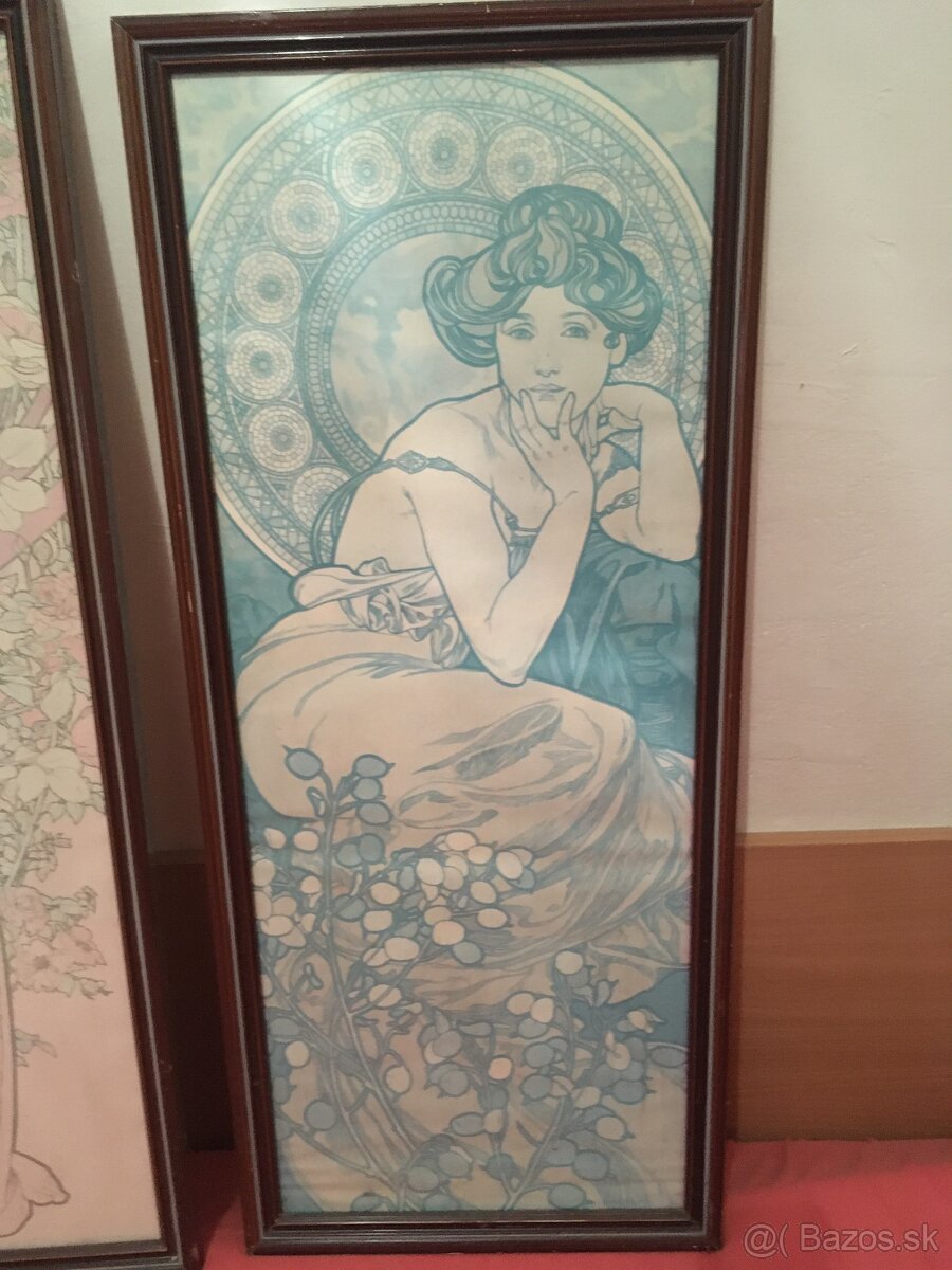 Alfonz Mucha reprodukcie zaramovane - 7