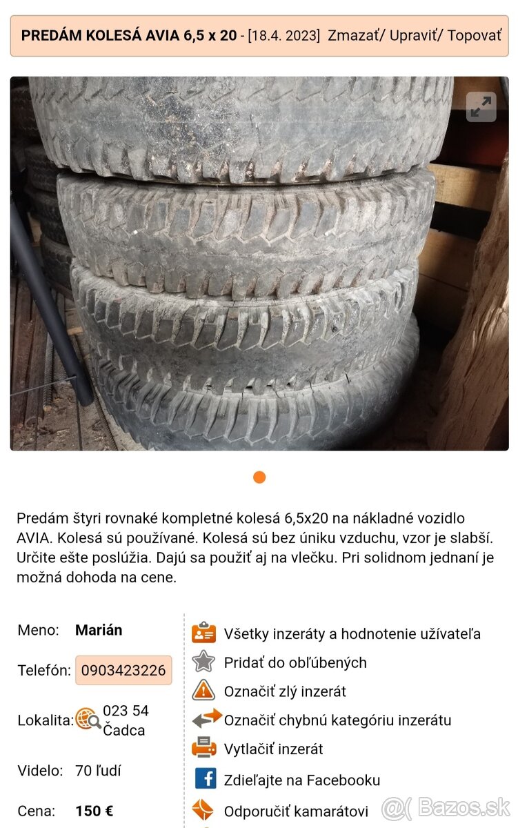 Avia A30, A31 kolesá - 7