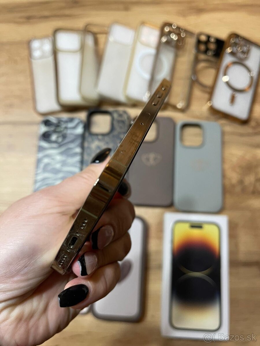 Predám iPhone 14pro gold 128gb - 7