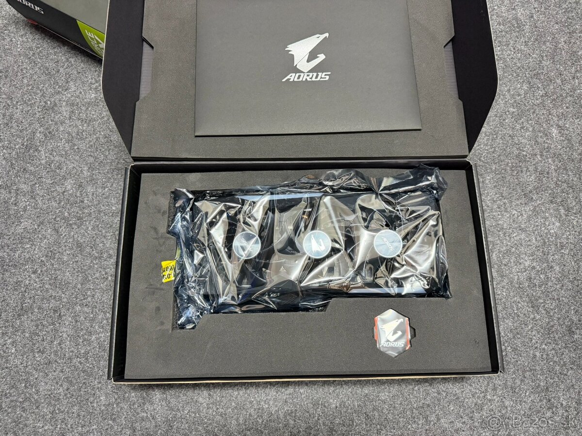 🟢 Predám GIGABYTE AORUS GeForce RTX 3070 8GB - 7