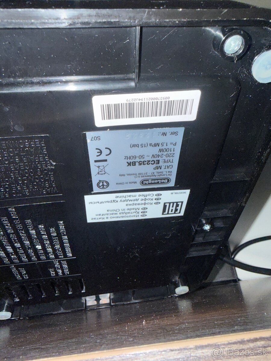 Kávovar De’Longhi EC230. BK Stilosa - 7