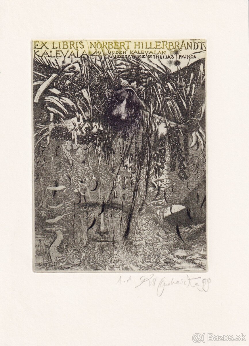 predam grafiky exlibris Karol Ondreička II. - 7