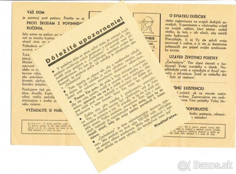 Dobové tlačoviny 1920-1960 - 7