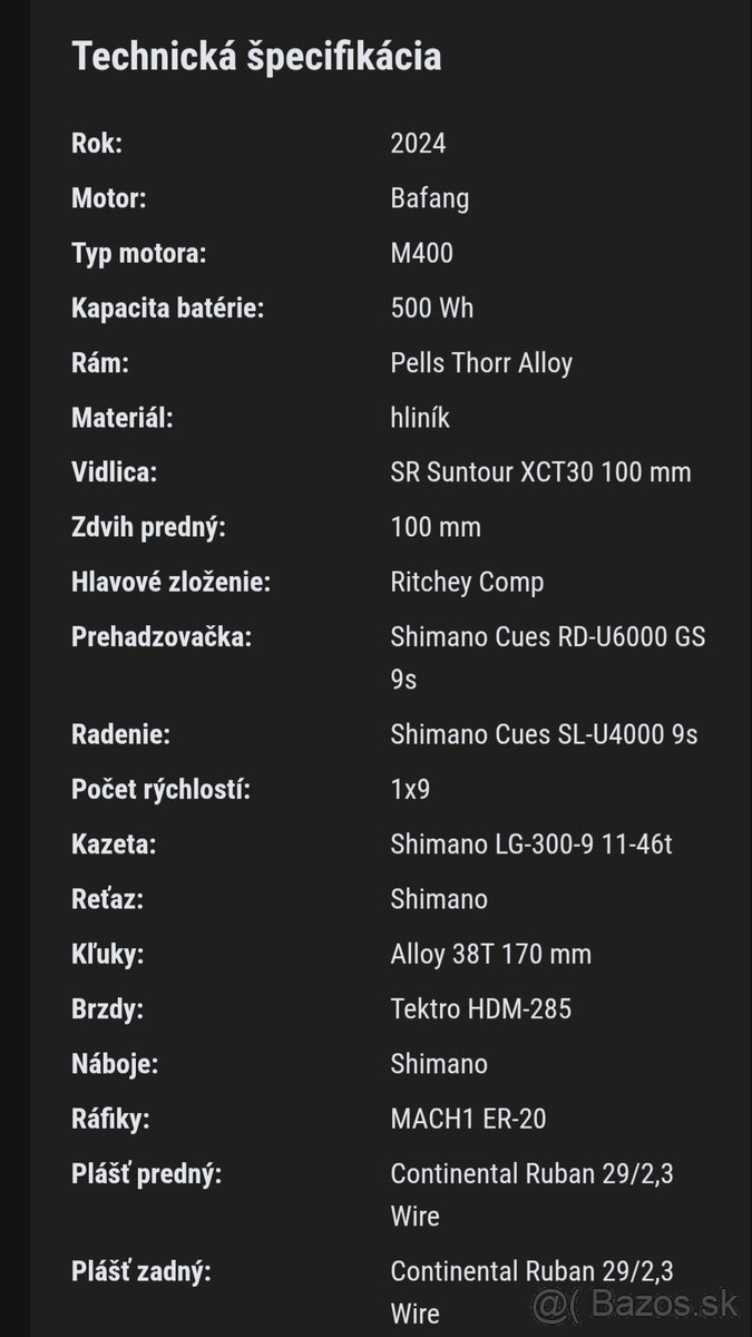 Predam elektrobicykel PELLS THORR - 7