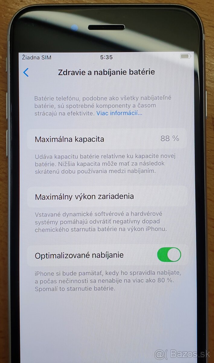 Krásny Iphone SE 128GB batéria 88 percent - 7