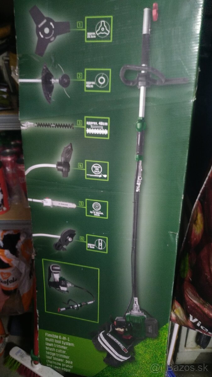 Záhradné benzínové multifunkčné náradie 6v1 - 7