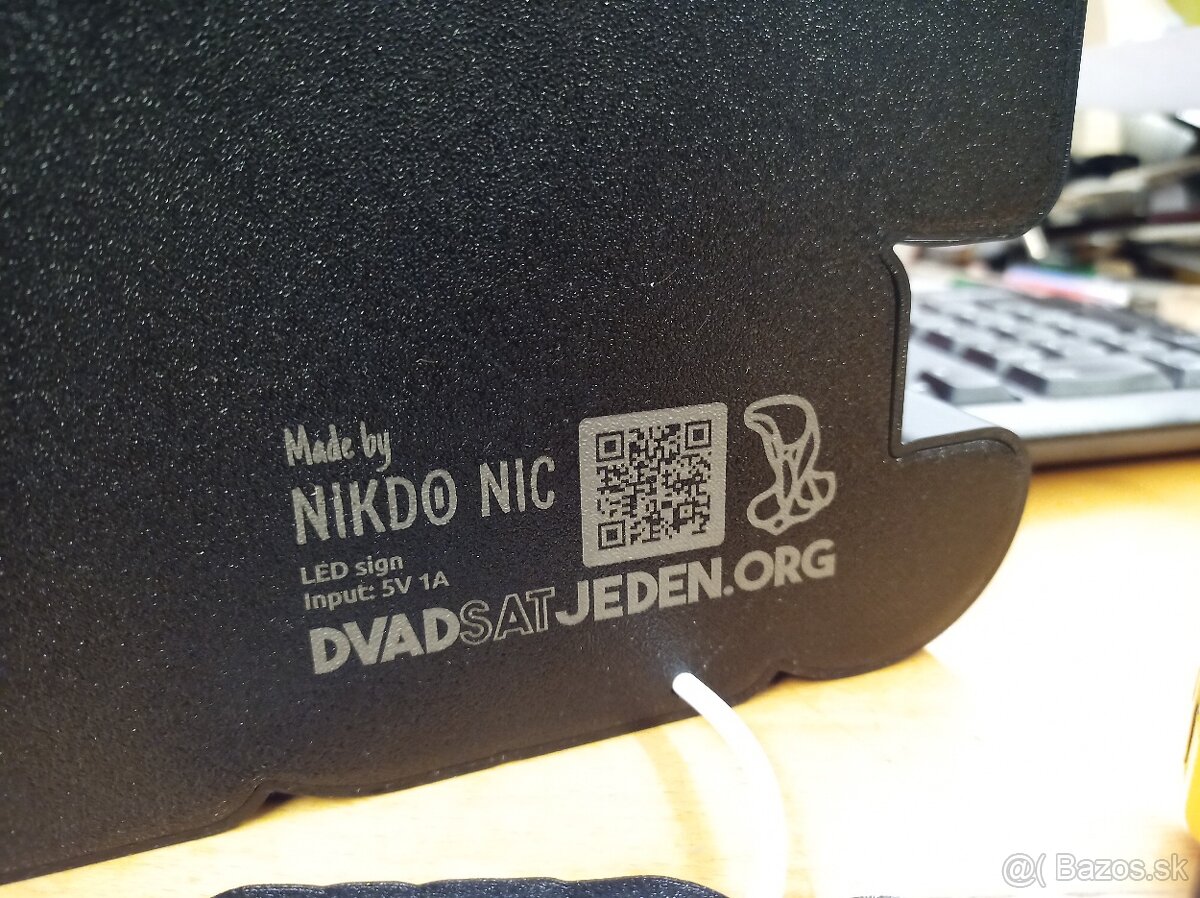 3D LED nápis namieru - 7