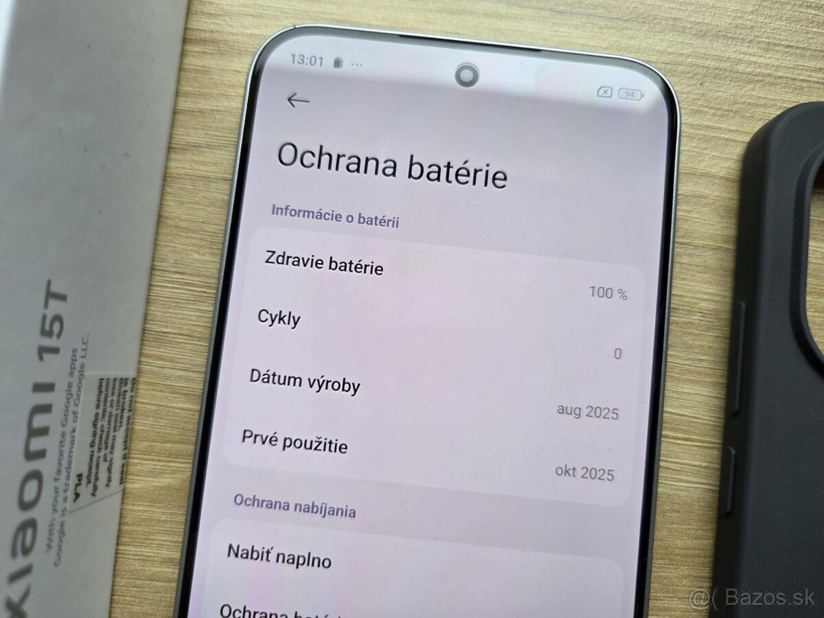 Xiaomi 15T 12GB/256 GB Gray, top, zaruka - 7