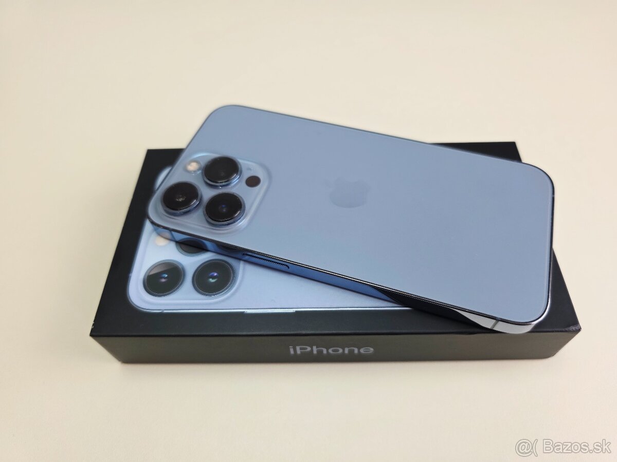 Apple iPhone 13 PRO 128GB SIERRA BLUE,BATERKA 100% - 7