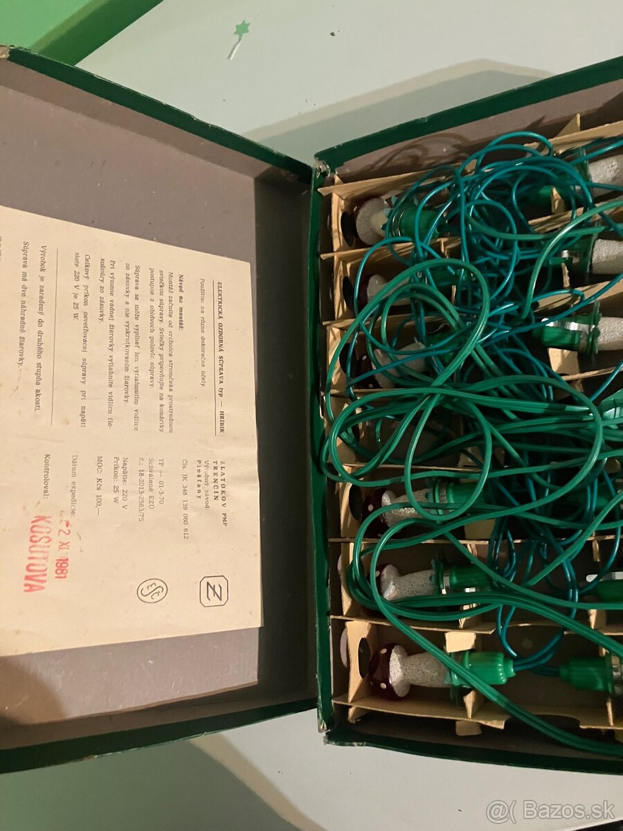 Predám svetielka zlatokov Vianocne svetielka - 7