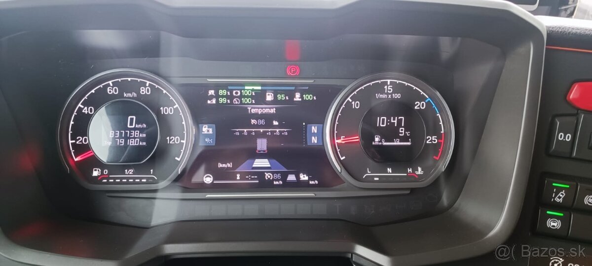 velkoobjemová tandemová souprava SCANIA R 410 - 7