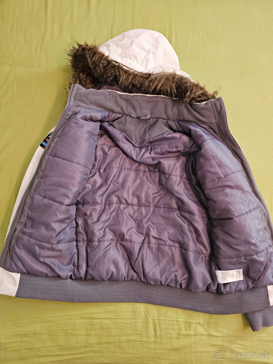 Zimná biela bunda BPC Ponprix veľkosť 152/158 na 12-13 ročné - 7