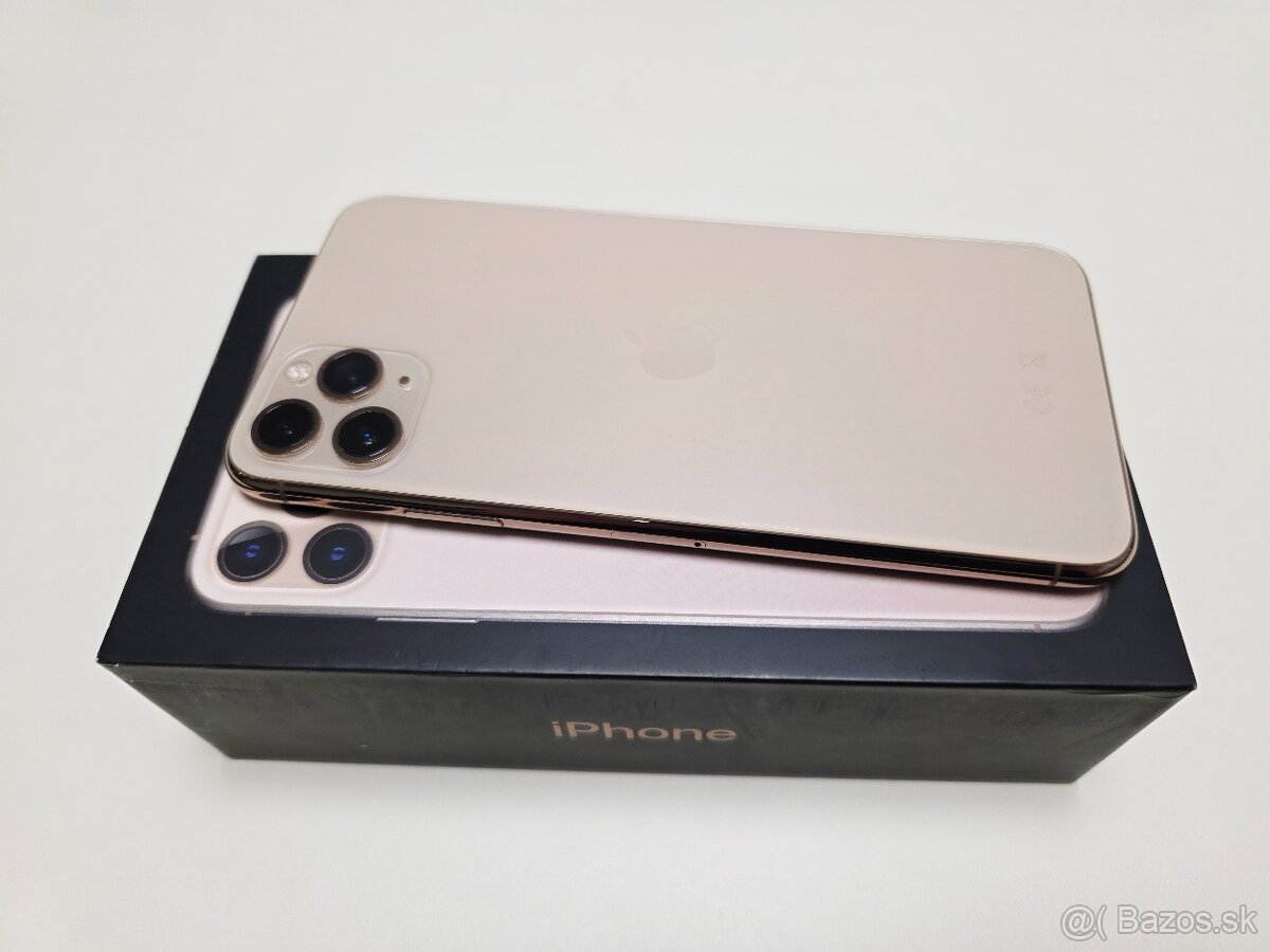 APPLE IPHONE 11 PRO MAX GOLD 64GB,ZDRAVIE BATERKY 100% - 7