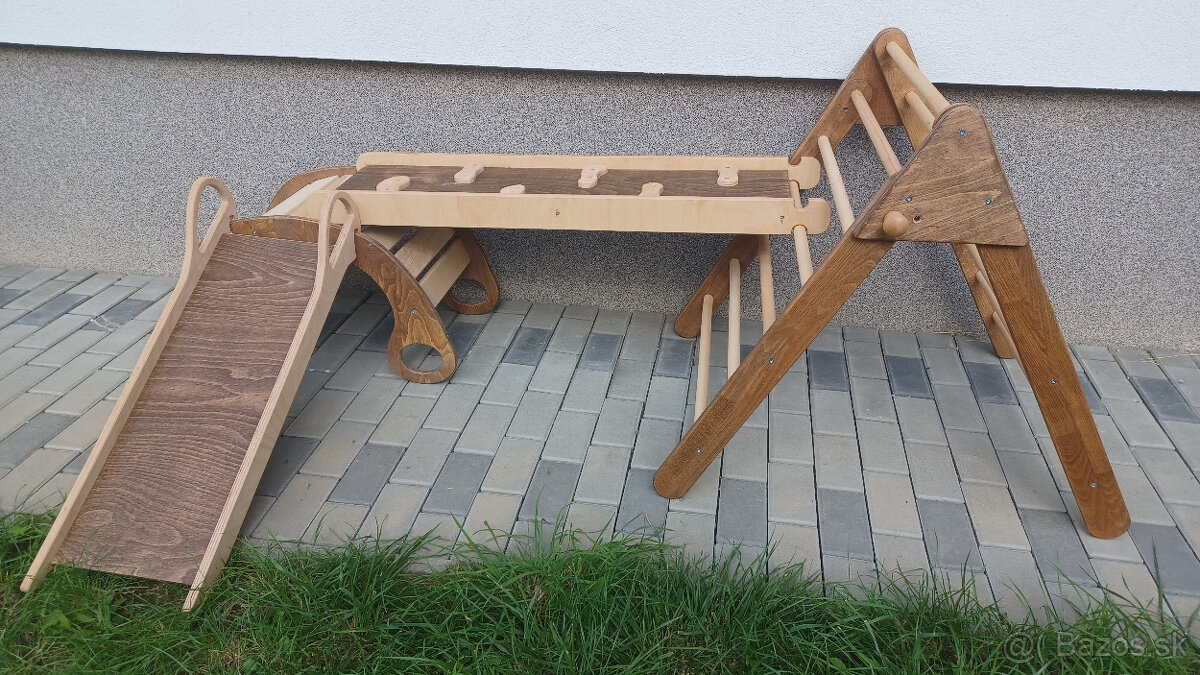 bukový Piklerovej triangel montessori - 7