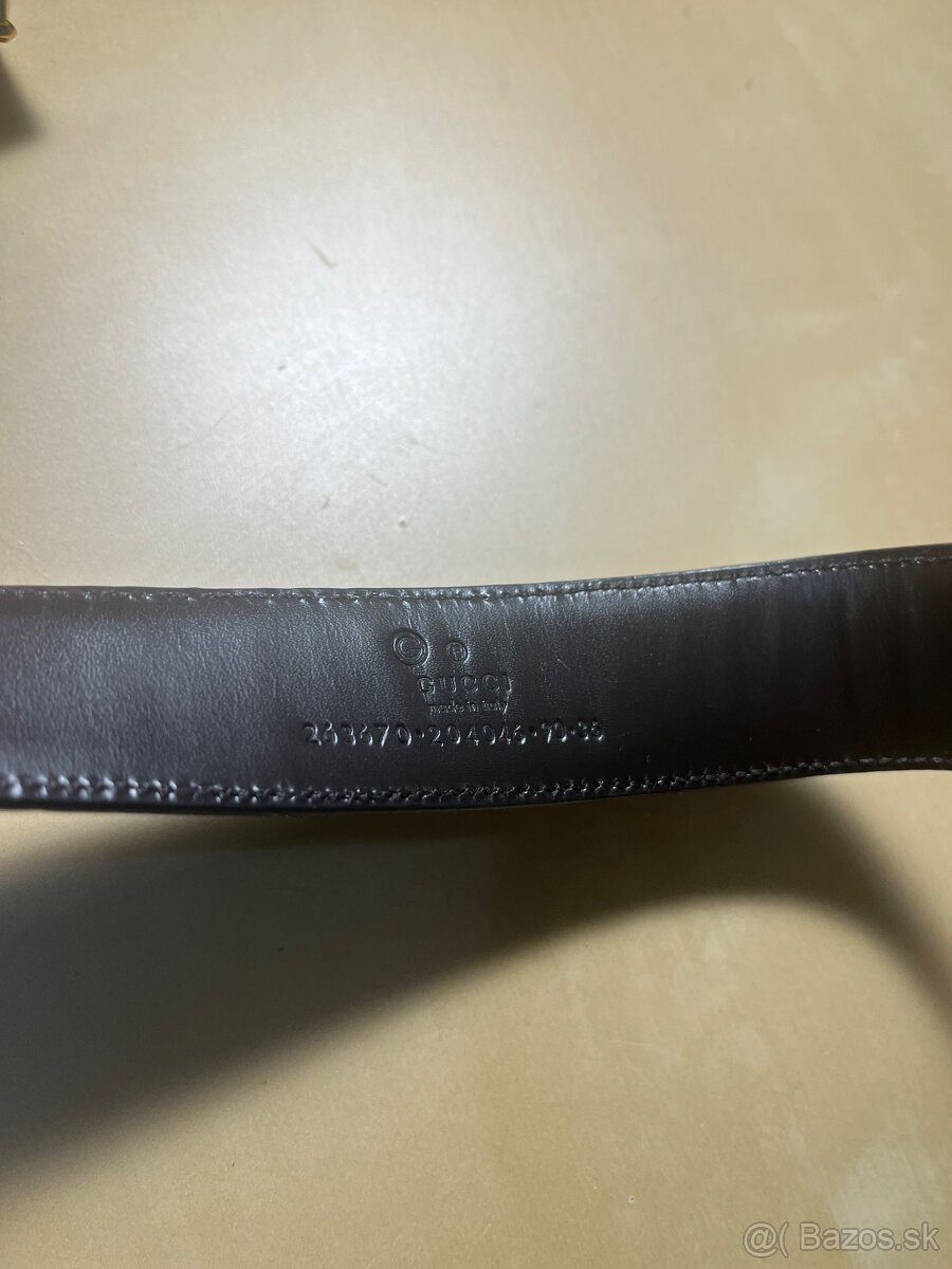 Gucci kožený opasok – originál - 7