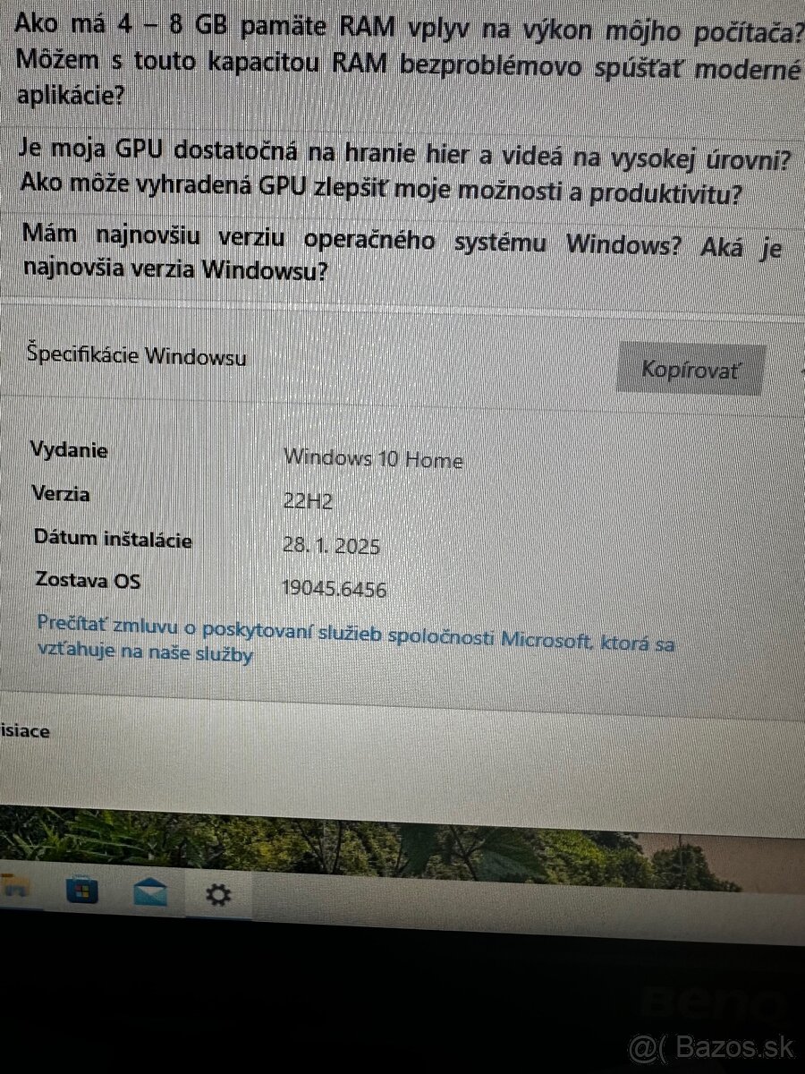 Predám stolový počítač HP 280G1 MT Bussiness PC - 7