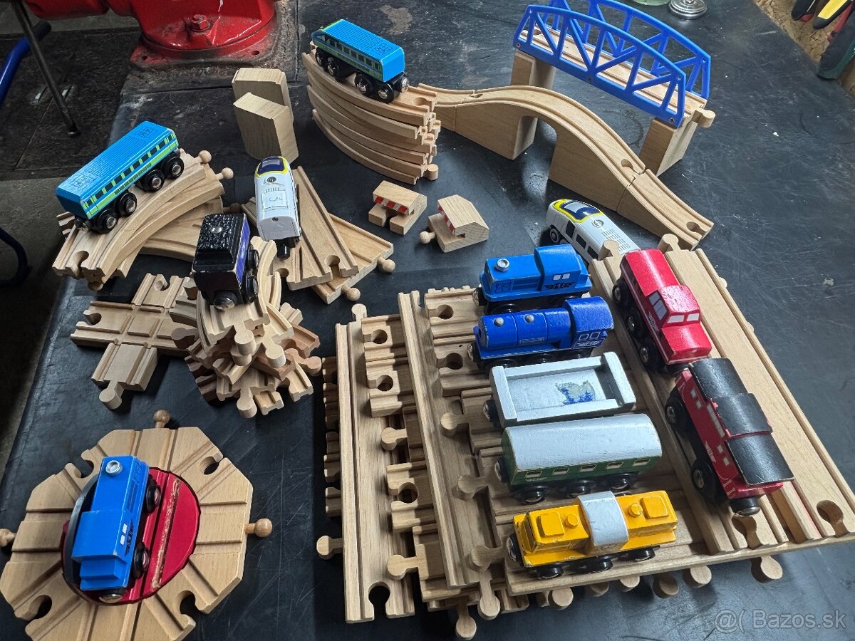 Drevený vláčik s prislusenstvom - 7
