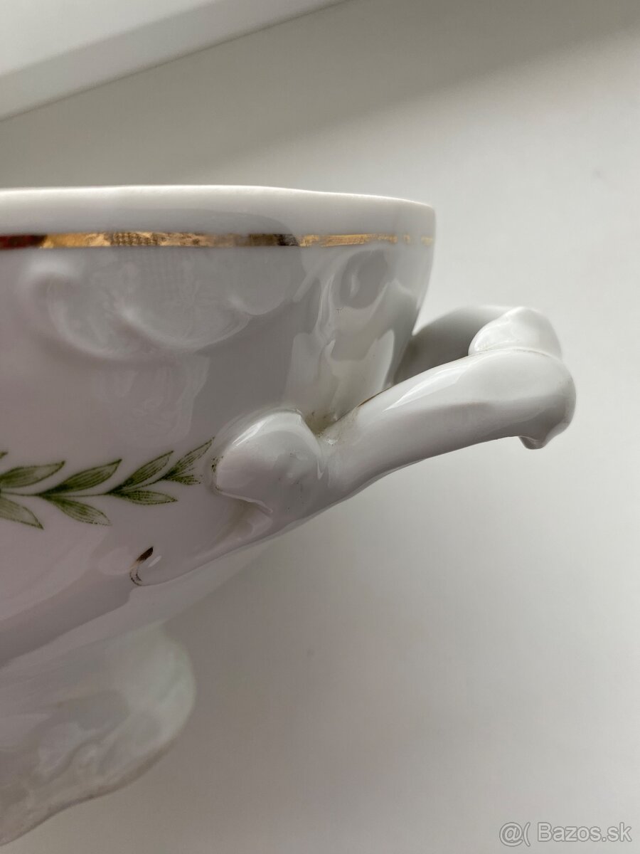 Starý porcelán – polievková misa (Carlsbad / Altrohlau, cca - 7