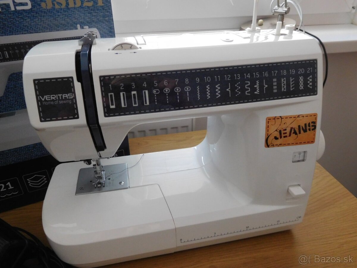 Šijací stroj VERITAS JEANS, 21 programov, - 7