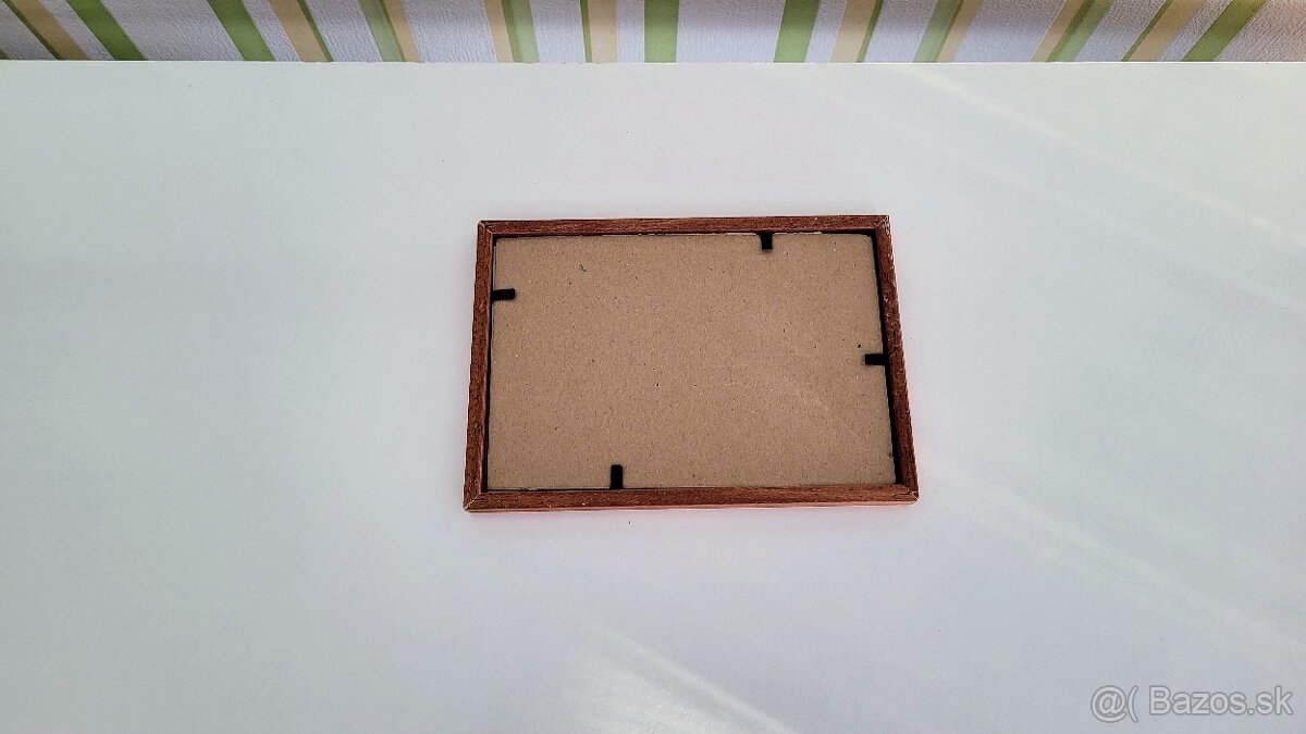Rámy na obrázky, drevené 2ks - 7