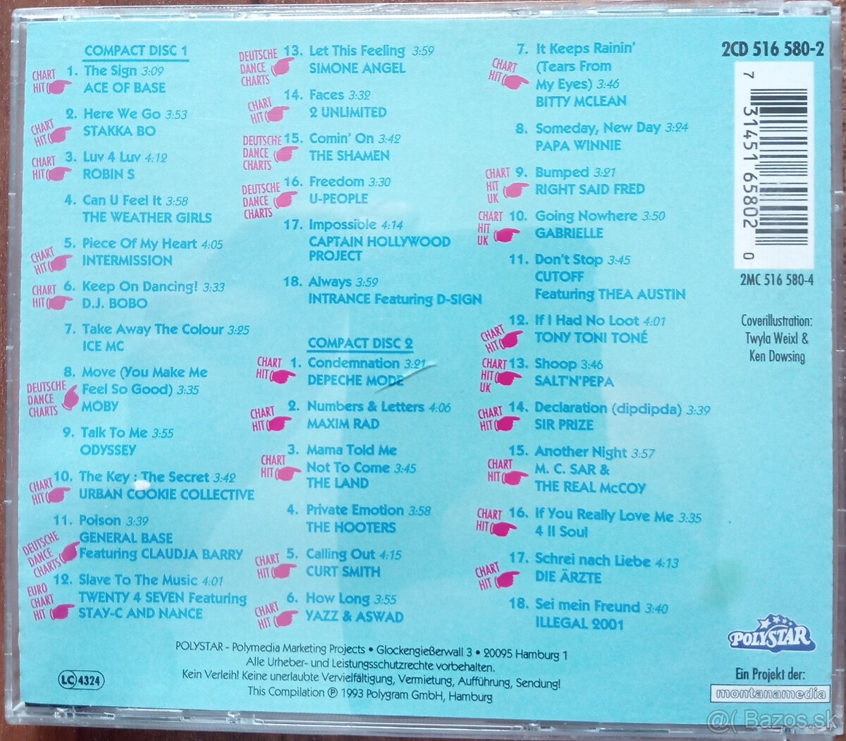 Predám originálne CD Formel eins ( dance & pop music ) - 7